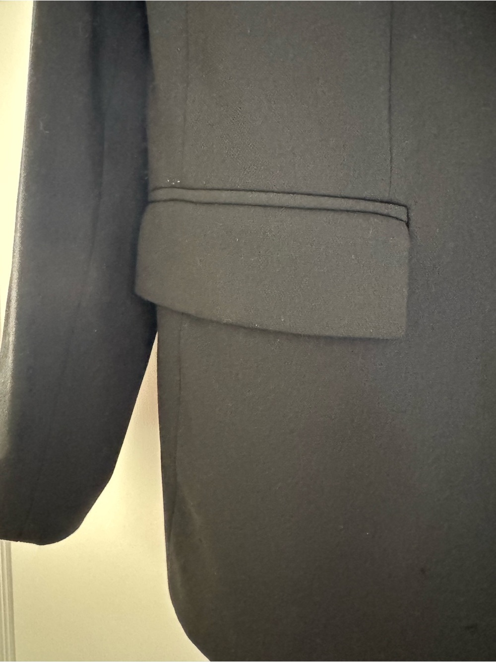 Gap - Basic Blazer True Black Classic/One Button/Tailored Jacket - Picture 4 of 7